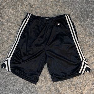 Vintage Champion Black Basketball Shorts Size Medium